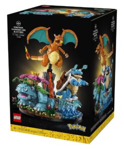 LEGO Pokémon Venusaur Charizard Blastoise building set
