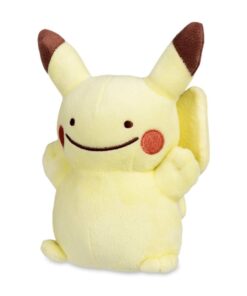 Shop the ditto pikachu plush 7 inch edition. A cute and collectible Pokémon plush perfect for fans, display, and gifting.