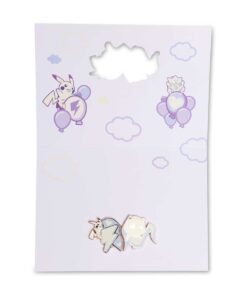Shop the pokemon pins greeting card set from Charming Expressions. A unique collectible gift combining stylish pins and a themed card for fans.