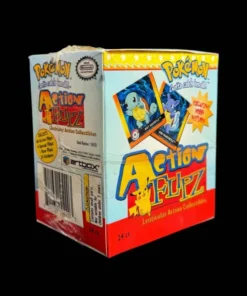 action flipz series one hobby display box trading cards